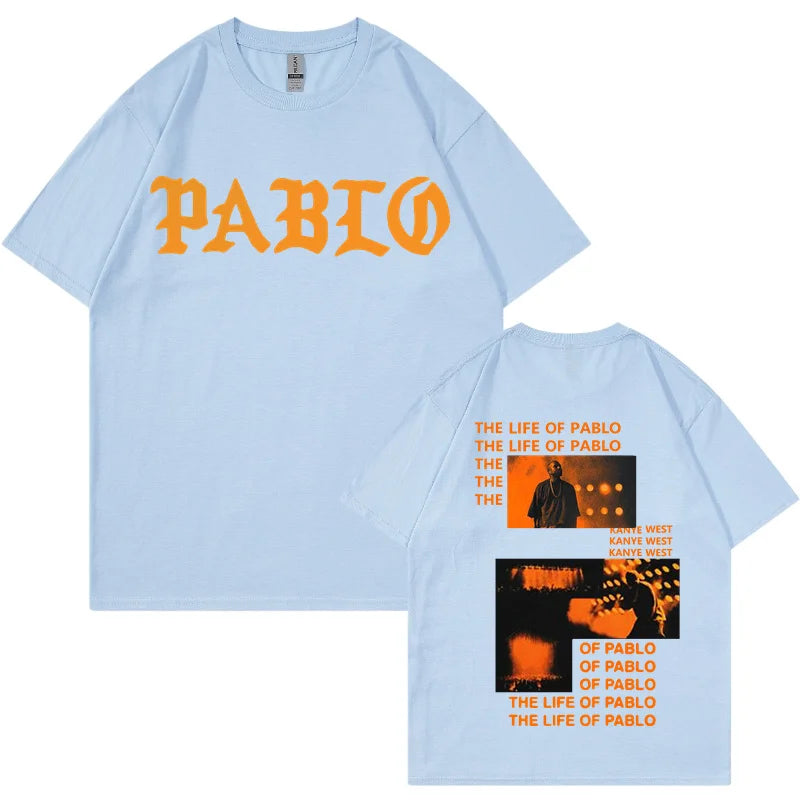 Rapper Kanye West Graphics Print THE LIFE OF PABLO T Shirt